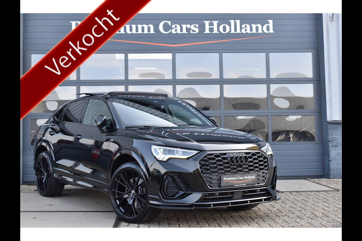Audi Q3 Sportback 45 TFSI e S-Line 245 Pk Pano RSQ3 Leder Keyless Navi 21 Inch