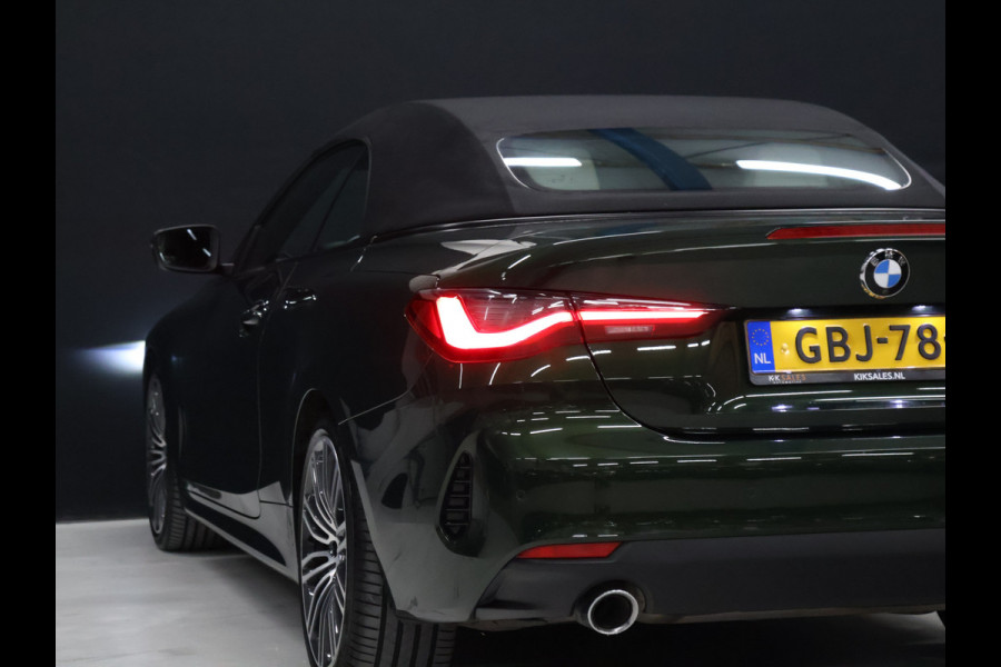 BMW 4 Serie Cabrio 420i High Executive [NEKVERWARMING, CAMERA, APPLE CARPLAY, ANDROID AUTO, MEMORY SEATS, VOL LEDER, M VELG, SPORTSTOELEN, NIEUWSTAAT]