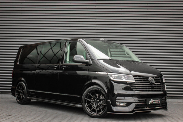 Volkswagen Transporter 2.0 TDI L2H1 CARAVELLE 204PK DC DUBBEL CABINE / ELEK.SCHUIF / FULL OPTIONS / LEDER / FULL BLACK / APPLE CAR