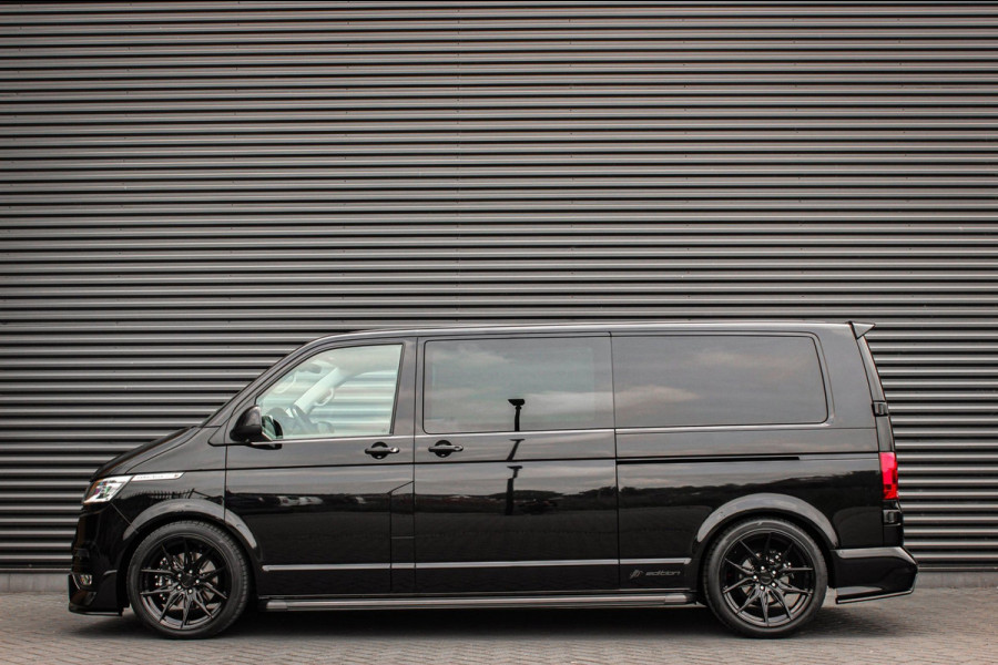 Volkswagen Transporter 2.0 TDI L2H1 CARAVELLE 204PK DC DUBBEL CABINE / ELEK.SCHUIF / FULL OPTIONS / LEDER / FULL BLACK / APPLE CAR