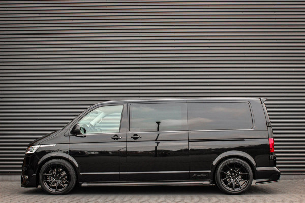 Volkswagen Transporter 2.0 TDI L2H1 CARAVELLE 204PK DC DUBBEL CABINE / ELEK.SCHUIF / FULL OPTIONS / LEDER / FULL BLACK / APPLE CAR