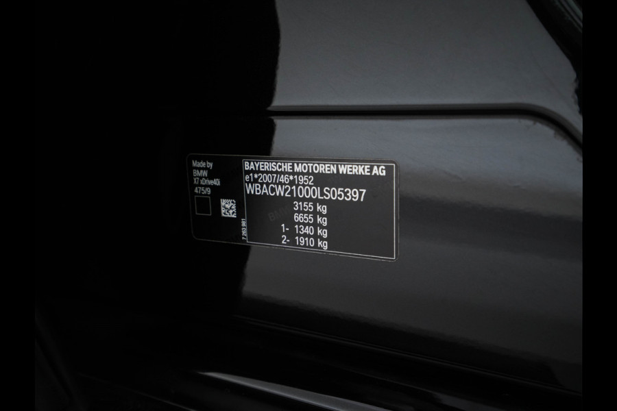 BMW X7 xDrive40i High Executive [ 7-Pers. ] *PANO | LEATHER | LASER-LIGHT | HEAD-UP | ADAPTIVE-CRUISE | BLINDSPOT | SOFT-CLOSE | BOWERS&WILKINS | MEMORY-PACK | DIGI-COCKPIT | KEYLESS | DAB+ | TOPVIEW | HEATED-COMFORTSEATS | 20''ALU*