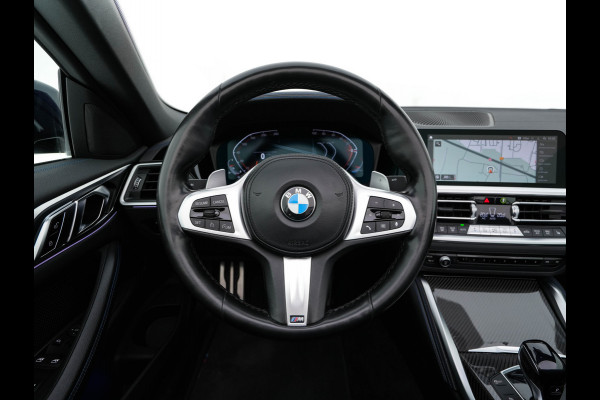 BMW 4 Serie Cabrio 420i M-Sportpack High Executive (INCL-BTW) *LEATHER | FULL-LED | MEMORY-PACK | BLINDSPOT | DIGI-COCKPIT | HIFI-SOUND | SHIFTPADDLES | CAMERA | DAB | NAVI-FULLMAP | TOWBAR | 19''ALU*