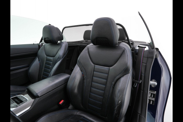 BMW 4 Serie Cabrio 420i M-Sportpack High Executive (INCL-BTW) *LEATHER | FULL-LED | MEMORY-PACK | BLINDSPOT | DIGI-COCKPIT | HIFI-SOUND | SHIFTPADDLES | CAMERA | DAB | NAVI-FULLMAP | TOWBAR | 19''ALU*
