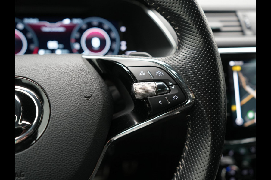 Škoda Superb Combi 1.4 TSI iV Sportline Business PHEV 218pk Dealer O.H. | Trekhaak Af Fabriek | Adaptive Cruise | 360 Camera | Canton Audio | Alcantara Sportstoelen Memory & Verwarmd | Sfeerverlichting | Stuur Verwarmd | Blis | Keyless | Apple Carplay | DAB | Plug In Hybrid |