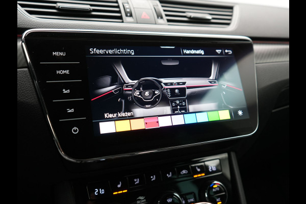 Škoda Superb Combi 1.4 TSI iV Sportline Business PHEV 218pk Dealer O.H. | Trekhaak Af Fabriek | Adaptive Cruise | 360 Camera | Canton Audio | Alcantara Sportstoelen Memory & Verwarmd | Sfeerverlichting | Stuur Verwarmd | Blis | Keyless | Apple Carplay | DAB | Plug In Hybrid |