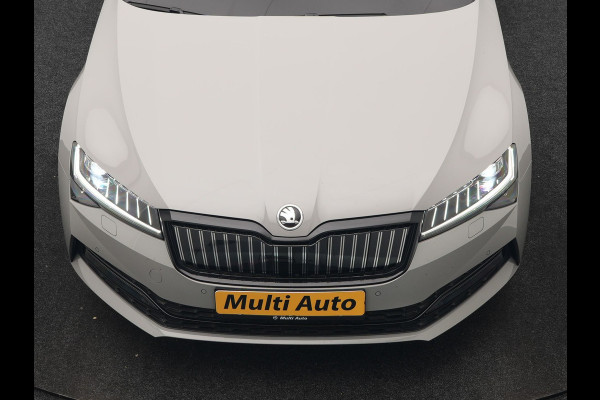 Škoda Superb Combi 1.4 TSI iV Sportline Business PHEV 218pk Dealer O.H. | Trekhaak Af Fabriek | Adaptive Cruise | 360 Camera | Canton Audio | Alcantara Sportstoelen Memory & Verwarmd | Sfeerverlichting | Stuur Verwarmd | Blis | Keyless | Apple Carplay | DAB | Plug In Hybrid |