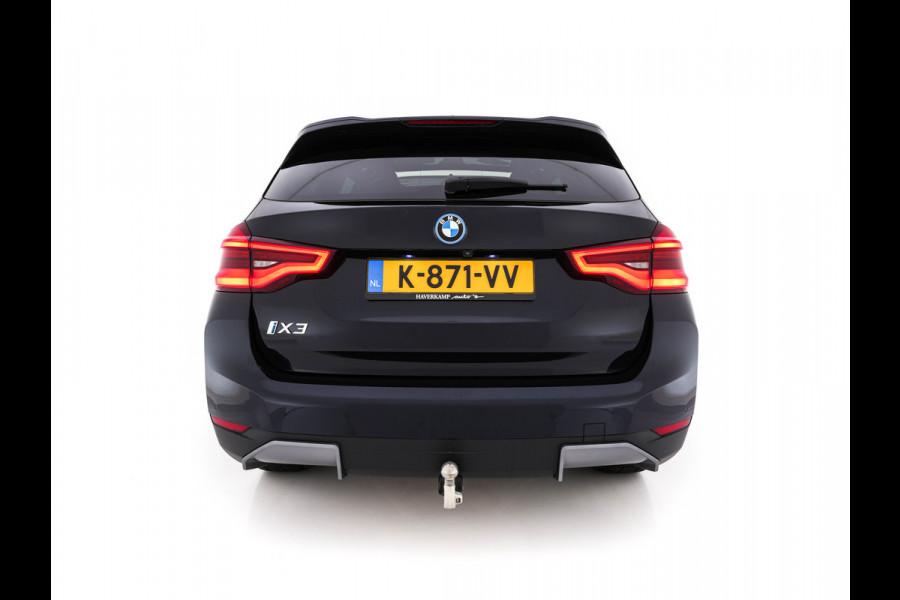 BMW iX3 Executive 80 kWh [ 3-Fase ] {SOH-98%} (INCL-BTW) Aut. *PANO | HEAD-UP | LEATHER | ADAPTIVE-CRUISE | FULL-LED | BLIND-SPOT | MEMORY-PACK | DIGI-COCKPIT | HEATED-COMFORTSEATS | KEYLESS | TOP-VIEW | DAB+ | TOWBAR | 19''ALU*