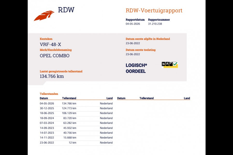 Opel Combo 1.5D 102pk Euro 6 - L2 Lang - Camera - Cruise