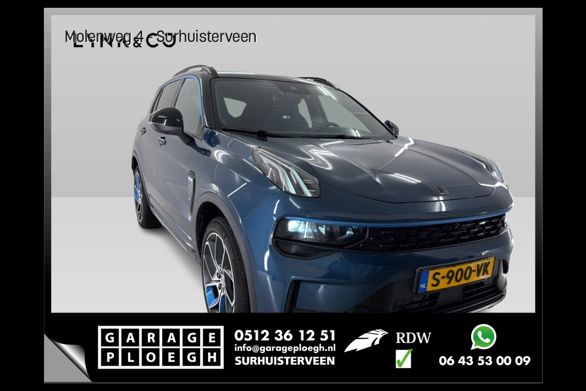 Lynk & Co 01 1.5 PHEV 262PK Adapt.Cruise Zwarte Hemel 360° Cam Carplay Plug-in Stoelverw Vol opties!