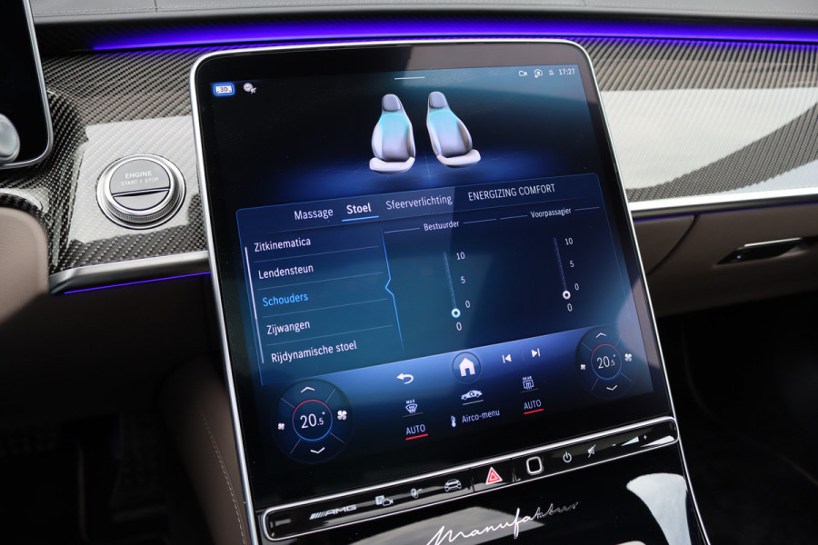 Mercedes-Benz S-Klasse AMG 63 S E Performance | 802pk | MANUFAKTUR | Keramisch | Achterasbesturing | Burmester High End | Distronic+ | HUD | Chauffeurspakket | Entertainmentpakket Premium Achter | Stoelventilatie V+A | Vlakkenverwarming |