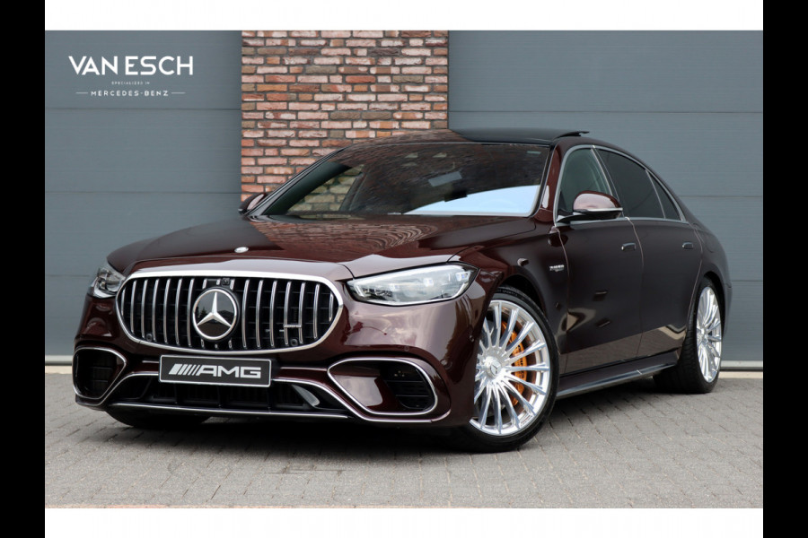 Mercedes-Benz S-Klasse AMG 63 S E Performance | 802pk | MANUFAKTUR | Keramisch | Achterasbesturing | Burmester High End | Distronic+ | HUD | Chauffeurspakket | Entertainmentpakket Premium Achter | Stoelventilatie V+A | Vlakkenverwarming |