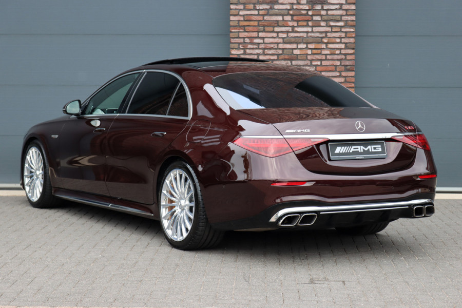 Mercedes-Benz S-Klasse AMG 63 S E Performance | 802pk | MANUFAKTUR | Keramisch | Achterasbesturing | Burmester High End | Distronic+ | HUD | Chauffeurspakket | Entertainmentpakket Premium Achter | Stoelventilatie V+A | Vlakkenverwarming |