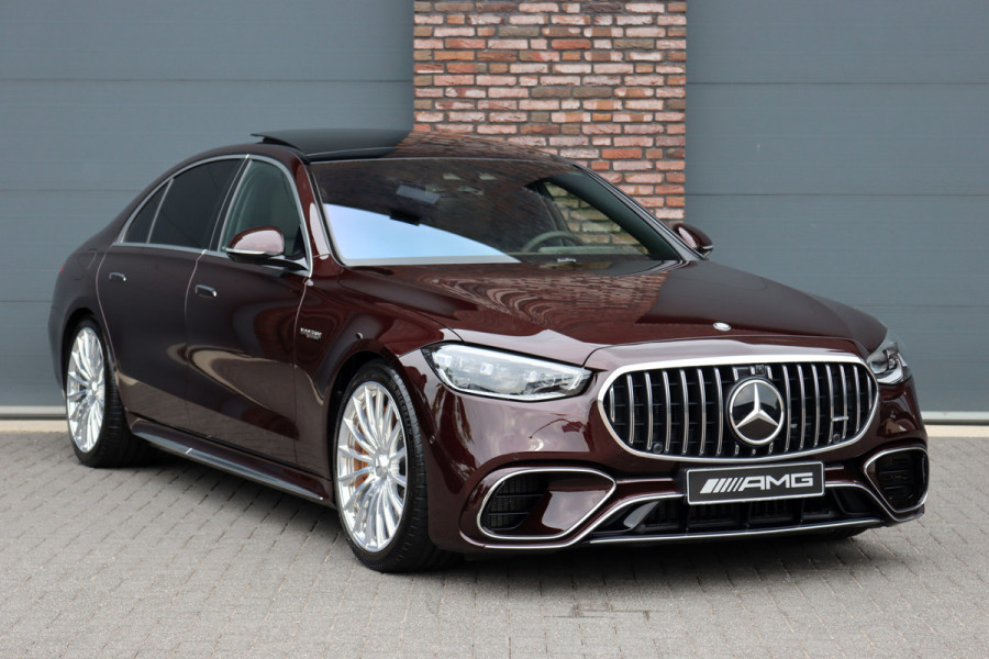 Mercedes-Benz S-Klasse AMG 63 S E Performance | 802pk | MANUFAKTUR | Keramisch | Achterasbesturing | Burmester High End | Distronic+ | HUD | Chauffeurspakket | Entertainmentpakket Premium Achter | Stoelventilatie V+A | Vlakkenverwarming |