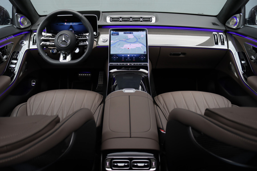 Mercedes-Benz S-Klasse AMG 63 S E Performance | 802pk | MANUFAKTUR | Keramisch | Achterasbesturing | Burmester High End | Distronic+ | HUD | Chauffeurspakket | Entertainmentpakket Premium Achter | Stoelventilatie V+A | Vlakkenverwarming |