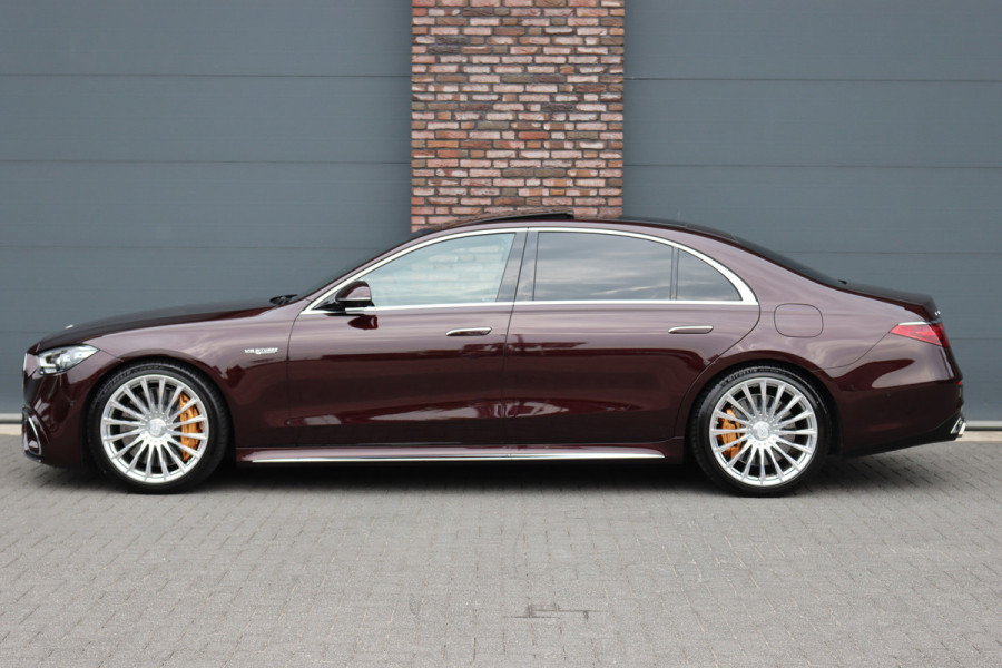 Mercedes-Benz S-Klasse AMG 63 S E Performance | 802pk | MANUFAKTUR | Keramisch | Achterasbesturing | Burmester High End | Distronic+ | HUD | Chauffeurspakket | Entertainmentpakket Premium Achter | Stoelventilatie V+A | Vlakkenverwarming |