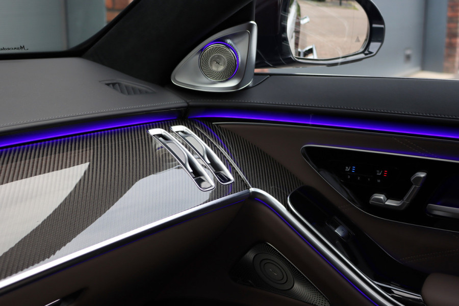 Mercedes-Benz S-Klasse AMG 63 S E Performance | 802pk | MANUFAKTUR | Keramisch | Achterasbesturing | Burmester High End | Distronic+ | HUD | Chauffeurspakket | Entertainmentpakket Premium Achter | Stoelventilatie V+A | Vlakkenverwarming |