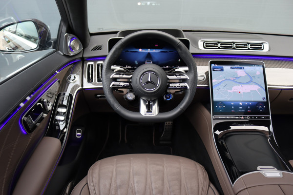 Mercedes-Benz S-Klasse AMG 63 S E Performance | 802pk | MANUFAKTUR | Keramisch | Achterasbesturing | Burmester High End | Distronic+ | HUD | Chauffeurspakket | Entertainmentpakket Premium Achter | Stoelventilatie V+A | Vlakkenverwarming |