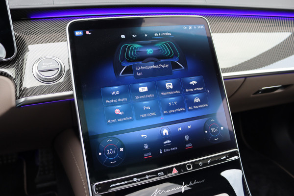 Mercedes-Benz S-Klasse AMG 63 S E Performance | 802pk | MANUFAKTUR | Keramisch | Achterasbesturing | Burmester High End | Distronic+ | HUD | Chauffeurspakket | Entertainmentpakket Premium Achter | Stoelventilatie V+A | Vlakkenverwarming |