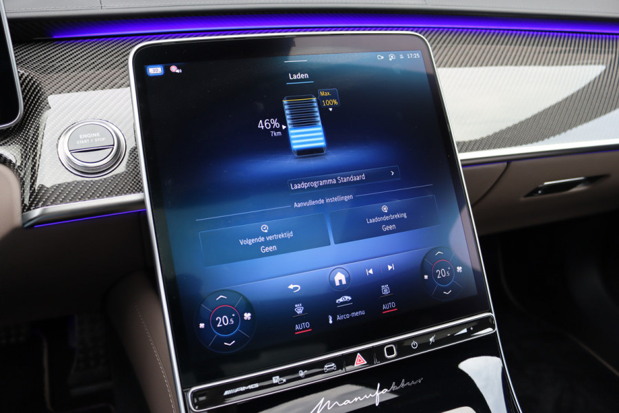Mercedes-Benz S-Klasse AMG 63 S E Performance | 802pk | MANUFAKTUR | Keramisch | Achterasbesturing | Burmester High End | Distronic+ | HUD | Chauffeurspakket | Entertainmentpakket Premium Achter | Stoelventilatie V+A | Vlakkenverwarming |
