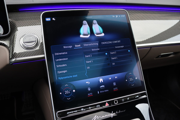 Mercedes-Benz S-Klasse AMG 63 S E Performance | 802pk | MANUFAKTUR | Keramisch | Achterasbesturing | Burmester High End | Distronic+ | HUD | Chauffeurspakket | Entertainmentpakket Premium Achter | Stoelventilatie V+A | Vlakkenverwarming |