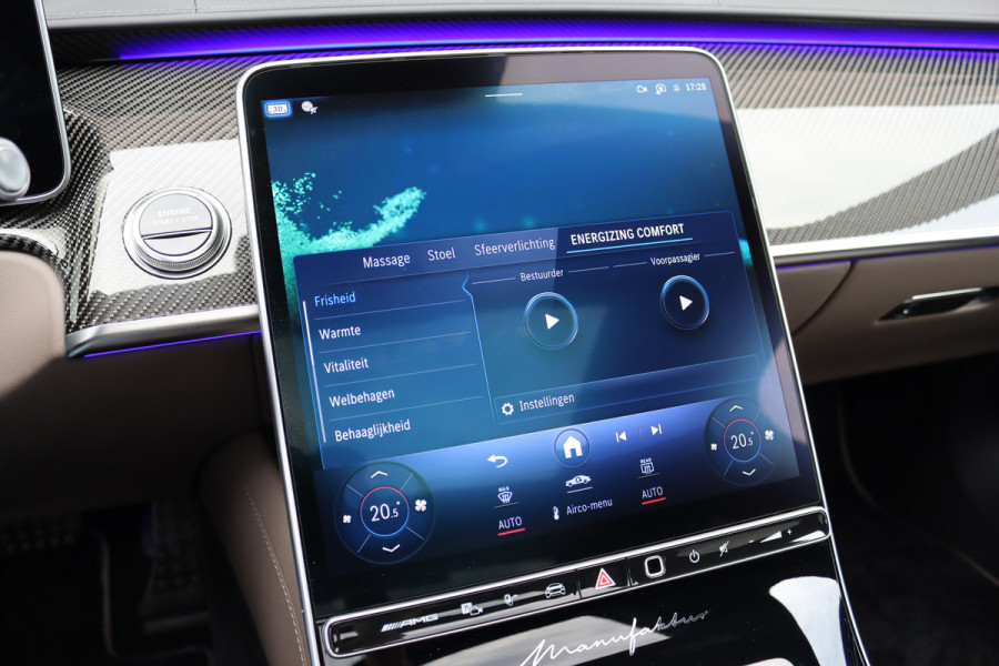 Mercedes-Benz S-Klasse AMG 63 S E Performance | 802pk | MANUFAKTUR | Keramisch | Achterasbesturing | Burmester High End | Distronic+ | HUD | Chauffeurspakket | Entertainmentpakket Premium Achter | Stoelventilatie V+A | Vlakkenverwarming |
