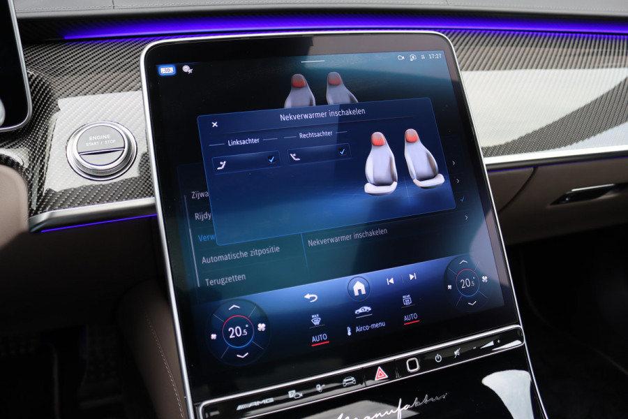 Mercedes-Benz S-Klasse AMG 63 S E Performance | 802pk | MANUFAKTUR | Keramisch | Achterasbesturing | Burmester High End | Distronic+ | HUD | Chauffeurspakket | Entertainmentpakket Premium Achter | Stoelventilatie V+A | Vlakkenverwarming |