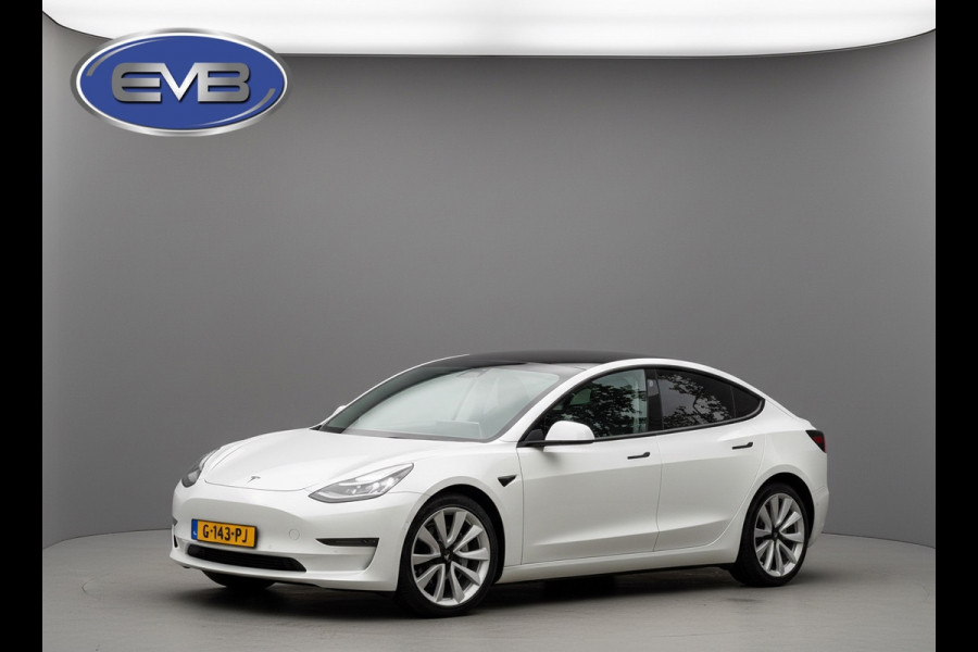 Tesla Model 3 Long Range AWD 75 kWh Black edition, panoramadak, afn. Trekhaak,leder, 19 inch, NL auto 12-2019