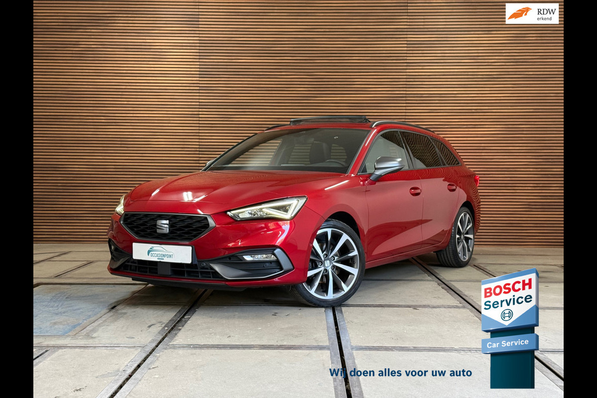 Seat Leon Sportstourer 1.5 eTSI FR Business Intense | Pano | Matrix LED | Trekhaak | ACC | Camera