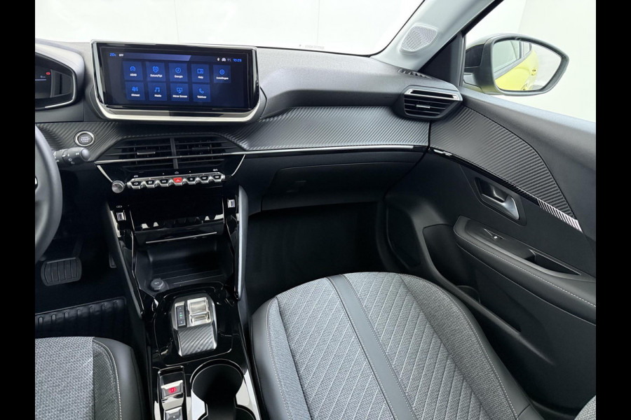 Peugeot e-208 EV Allure 51 kWh NIEUWE AUTO 8KM!| PEUGEOT GARANTIE T/M 05-2027| PARKEERSENSOREN VOOR + ACHTER| WARMTEPOMP| APPLE CARPLAY/ ANDROID AUTO| CRUISE CONTROL