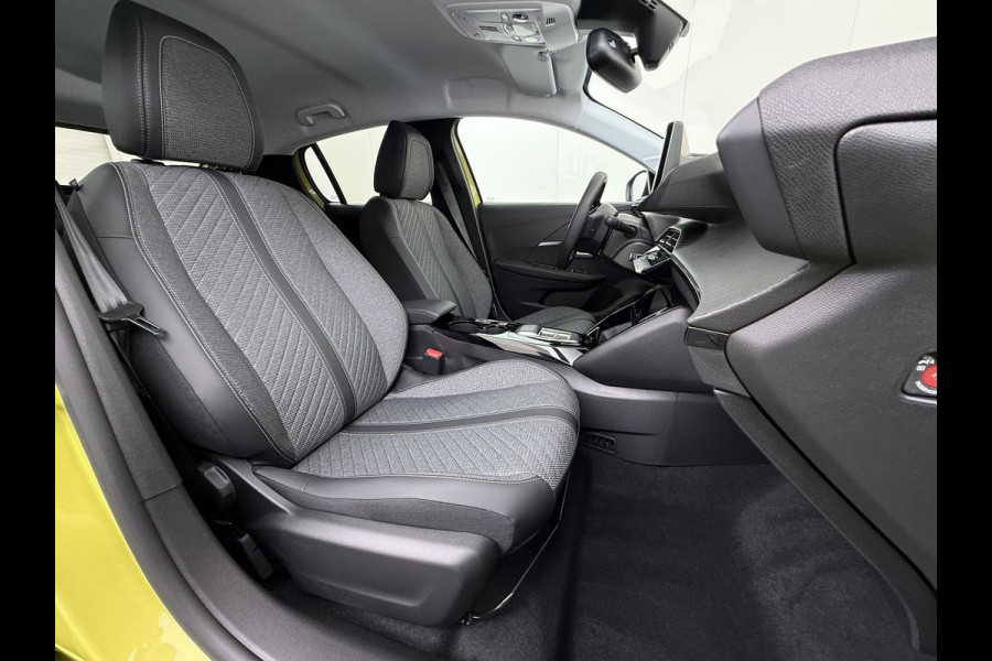 Peugeot e-208 EV Allure 51 kWh NIEUWE AUTO 8KM!| PEUGEOT GARANTIE T/M 05-2027| PARKEERSENSOREN VOOR + ACHTER| WARMTEPOMP| APPLE CARPLAY/ ANDROID AUTO| CRUISE CONTROL