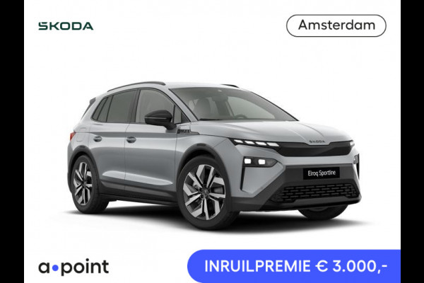 Škoda Elroq 85 Sportline | elektr. achterklep | Matrix LED | Travel Assist | Stuur - en stoelverwarming |