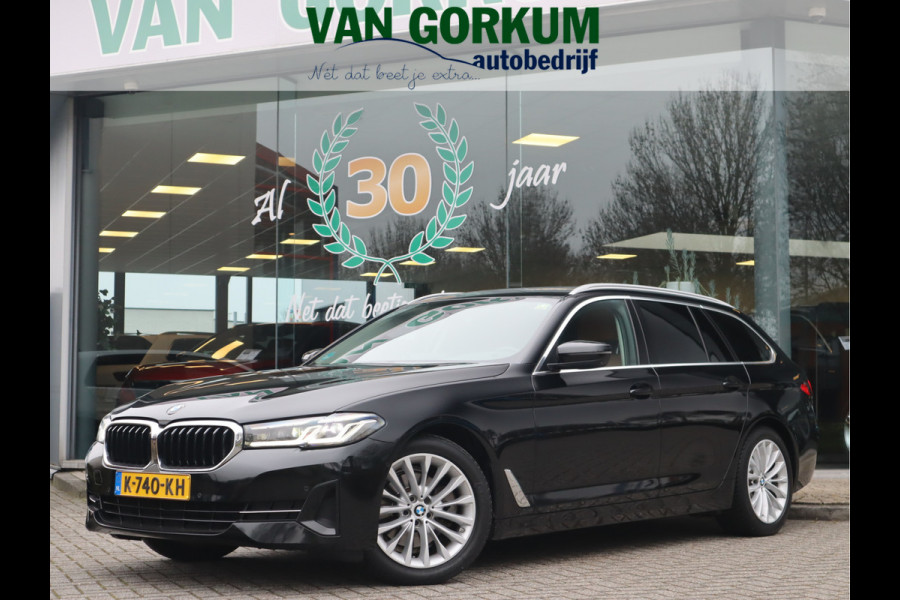 BMW 5 Serie Touring 520i High Executive Edition Trekhaak/ Stoelverw. / Leder / Voorzien van 2 jaar Apk