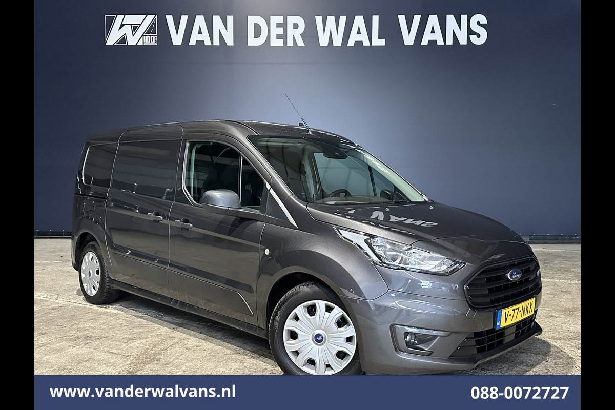 Ford Transit Connect 1.5 EcoBlue 100pk L2H1 Euro6 Airco | 3-Zits | Camera | Navigatie | Verwarmde voorruit Parkeersensoren, Bijrijdersbank