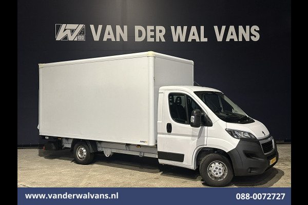 Peugeot Boxer 2.2 BlueHDi 141pk Bakwagen 436cm Lang Laadklep Euro6 Airco | 1055kg laadvermogen | Cruisecontrol Bijrijdersbank.