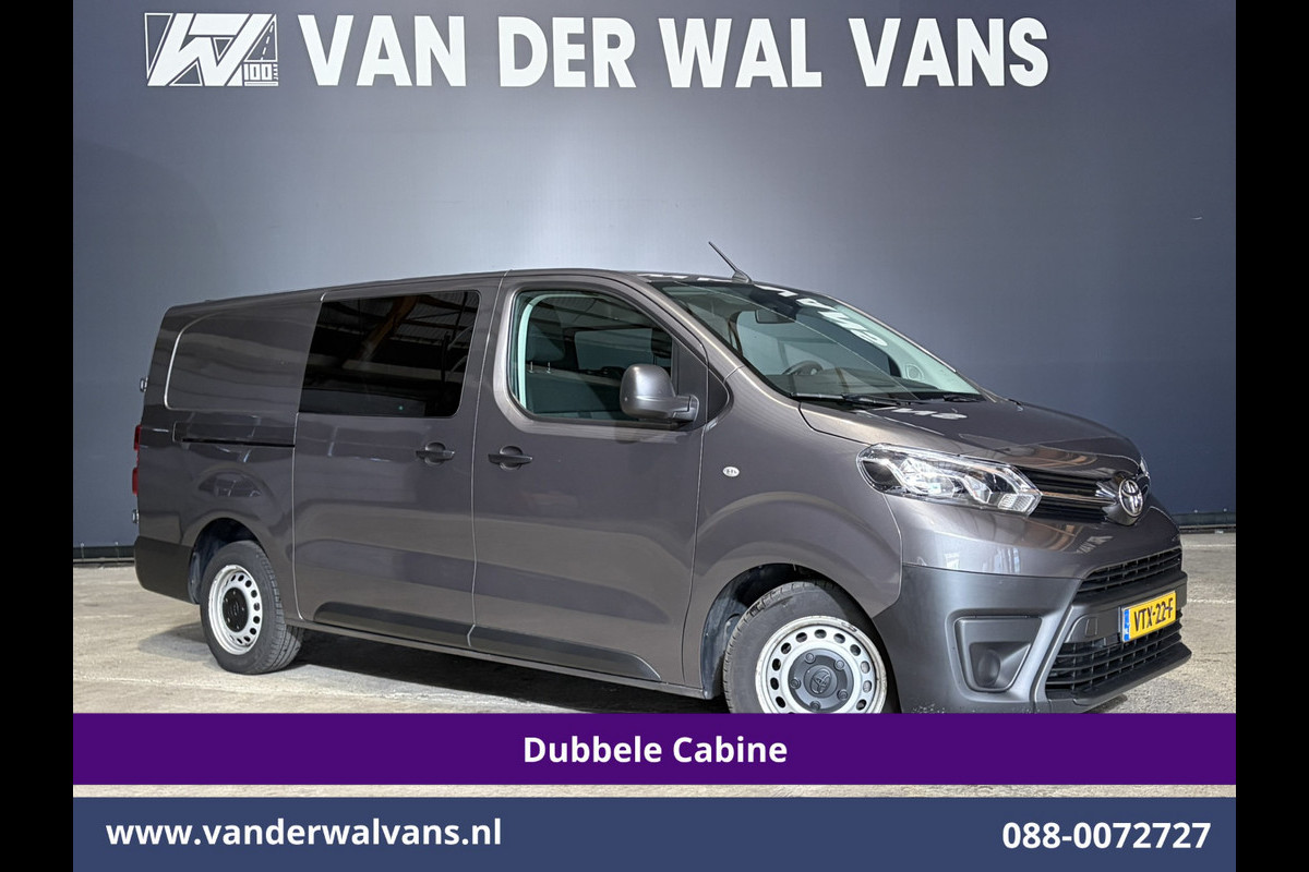 Toyota ProAce Worker 2.0 D-4D 145pk L3H1 Dubbele Cabine Euro6 Airco | 6-Zits | Navigatie | Apple Carplay | Cruisecontrol Android Auto, Parkeersensoren