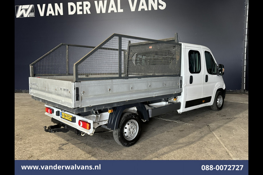 Peugeot Boxer 2.0 BlueHDI 130pk Pick up Dubbel Cabine Open laadbak Euro6 Airco | 7-Zits | Trekhaak | Navigatie