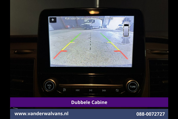 Ford Transit Custom 2.0 TDCI 131pk Automaat L2H1 Dubbele Cabine Euro6 Airco | 6-Zits | Camera | Navigatie | Apple Carplay Android Auto, Xenon, Cruisecontrol, Stoelverwarming, Verwarmde voorruit, Parkeersensoren, Achterklep
