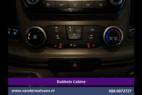 Ford Transit Custom 2.0 TDCI 131pk Automaat L2H1 Dubbele Cabine Euro6 Airco | 6-Zits | Camera | Navigatie | Apple Carplay Android Auto, Xenon, Cruisecontrol, Stoelverwarming, Verwarmde voorruit, Parkeersensoren, Achterklep