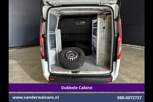 Ford Transit Custom 2.0 TDCI 131pk Automaat L2H1 Dubbele Cabine Euro6 Airco | 6-Zits | Camera | Navigatie | Apple Carplay Android Auto, Xenon, Cruisecontrol, Stoelverwarming, Verwarmde voorruit, Parkeersensoren, Achterklep