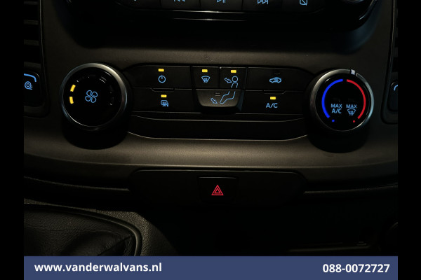 Ford Transit Custom 2.0 TDCI 131pk L2H1 Euro6 Airco | Navigatie | Apple Carplay | LED | 2800kg Trekhaak | Cruisecontrol Parkeersensoren, Bijrijdersbank