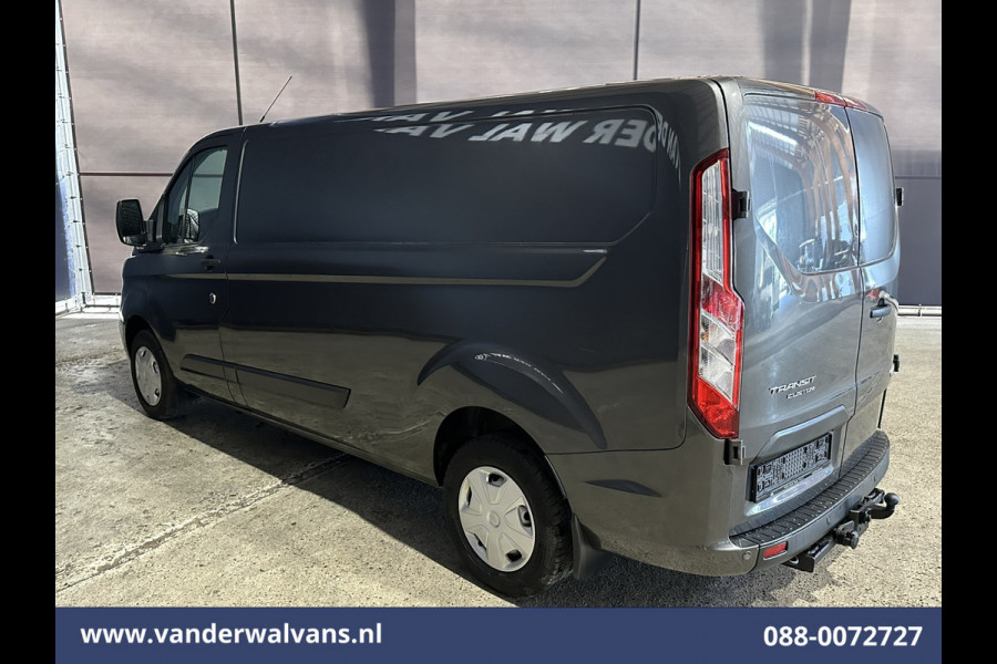 Ford Transit Custom 2.0 TDCI 131pk L2H1 Euro6 Airco | Navigatie | Apple Carplay | LED | 2800kg Trekhaak | Cruisecontrol Parkeersensoren, Bijrijdersbank