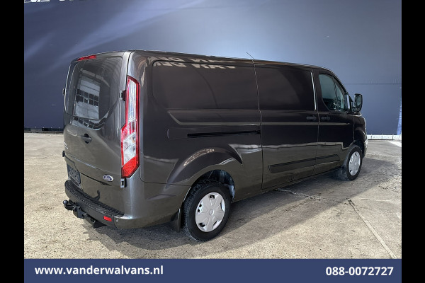 Ford Transit Custom 2.0 TDCI 131pk L2H1 Euro6 Airco | Navigatie | Apple Carplay | LED | 2800kg Trekhaak | Cruisecontrol Parkeersensoren, Bijrijdersbank