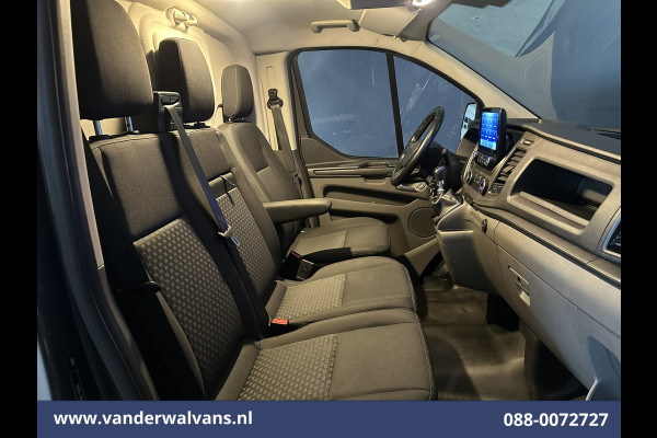Ford Transit Custom 2.0 TDCI 131pk L2H1 Euro6 Airco | Navigatie | Apple Carplay | LED | 2800kg Trekhaak | Cruisecontrol Parkeersensoren, Bijrijdersbank