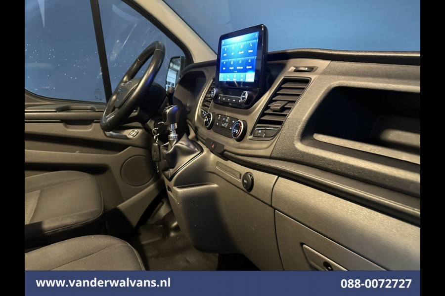 Ford Transit Custom 2.0 TDCI 131pk L2H1 Euro6 Airco | Navigatie | Apple Carplay | LED | 2800kg Trekhaak | Cruisecontrol Parkeersensoren, Bijrijdersbank