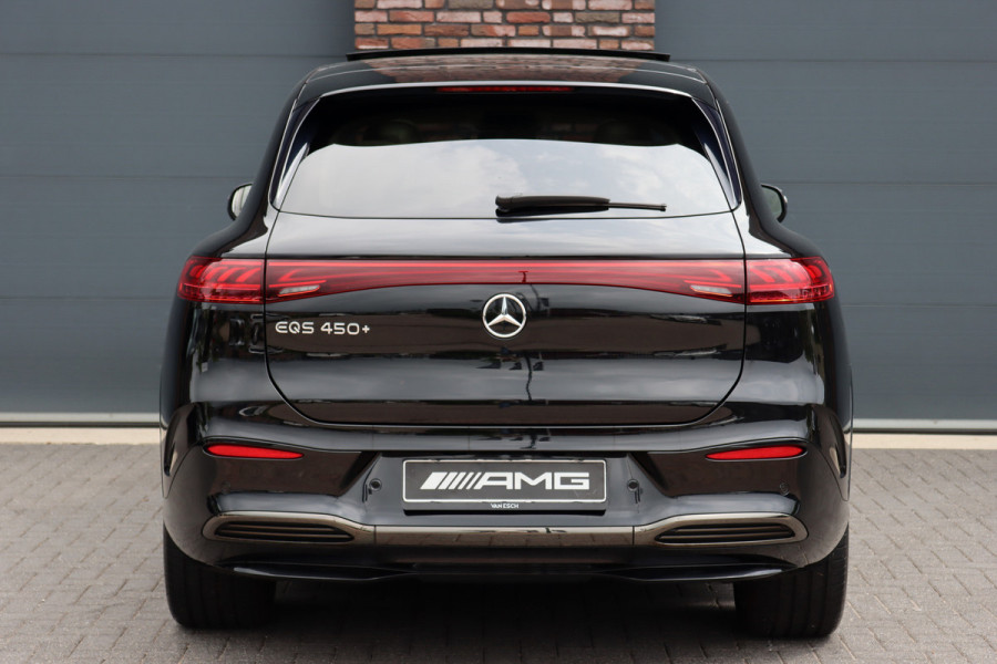 Mercedes-Benz EQS SUV 450+ AMG Line 108 kWh | Luchtvering | Hyperscreen | Achterasbesturing | Distronic+ | Entertainment Achter | Massage | Burmester | Verwarmd Stuurwiel | Tablet | HUD |