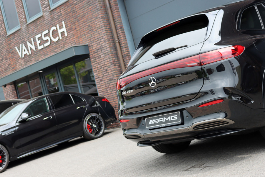 Mercedes-Benz EQS SUV 450+ AMG Line 108 kWh | Luchtvering | Hyperscreen | Achterasbesturing | Distronic+ | Entertainment Achter | Massage | Burmester | Verwarmd Stuurwiel | Tablet | HUD |
