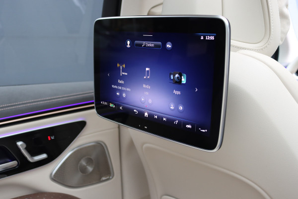 Mercedes-Benz EQS SUV 450+ AMG Line 108 kWh | Luchtvering | Hyperscreen | Achterasbesturing | Distronic+ | Entertainment Achter | Massage | Burmester | Verwarmd Stuurwiel | Tablet | HUD |