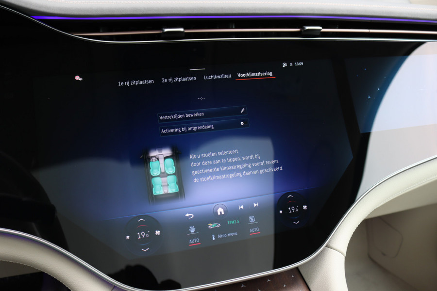 Mercedes-Benz EQS SUV 450+ AMG Line 108 kWh | Luchtvering | Hyperscreen | Achterasbesturing | Distronic+ | Entertainment Achter | Massage | Burmester | Verwarmd Stuurwiel | Tablet | HUD |