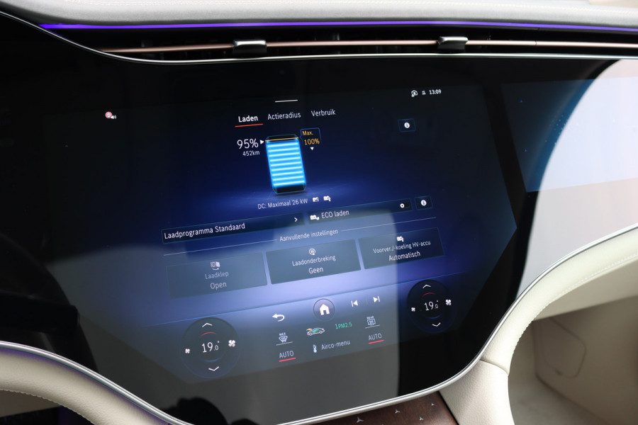 Mercedes-Benz EQS SUV 450+ AMG Line 108 kWh | Luchtvering | Hyperscreen | Achterasbesturing | Distronic+ | Entertainment Achter | Massage | Burmester | Verwarmd Stuurwiel | Tablet | HUD |